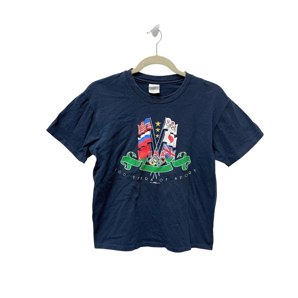 Vintage 1996 Atlanta Olympic Games 100 Years of‎ Sport T Shirt Adult L